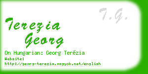 terezia georg business card